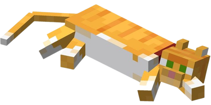 Pixel cat decoration